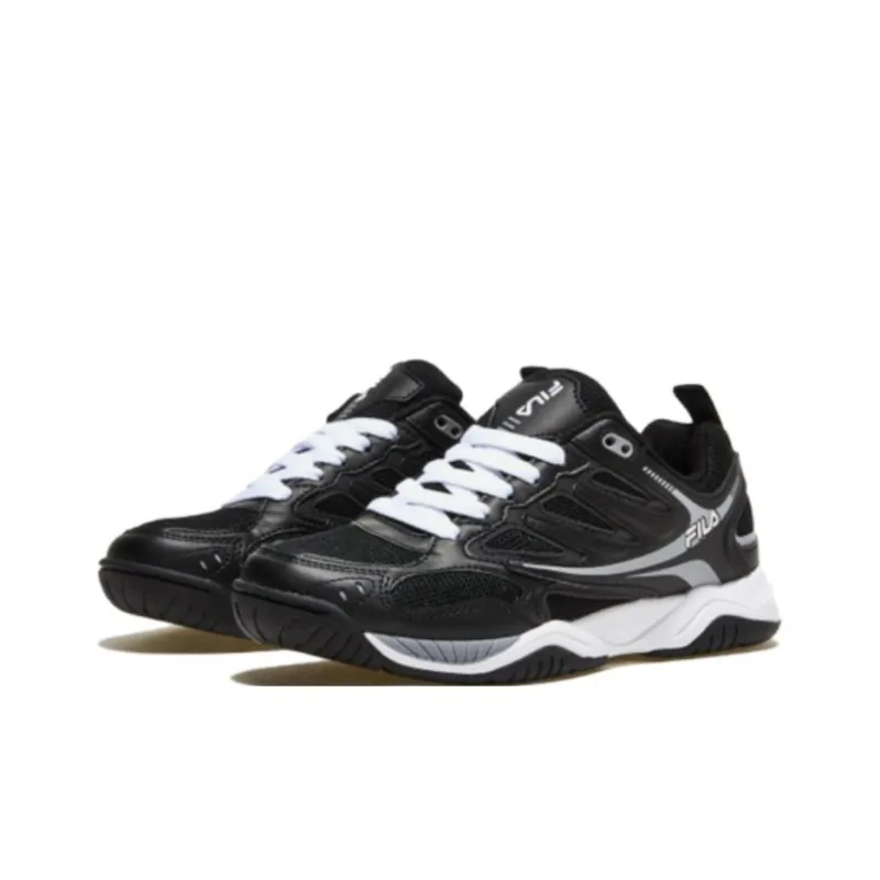 FILA NRE I3 Anti Slip Wear Resistant Low Top Training Shoes Unisex Black Korean Style-4