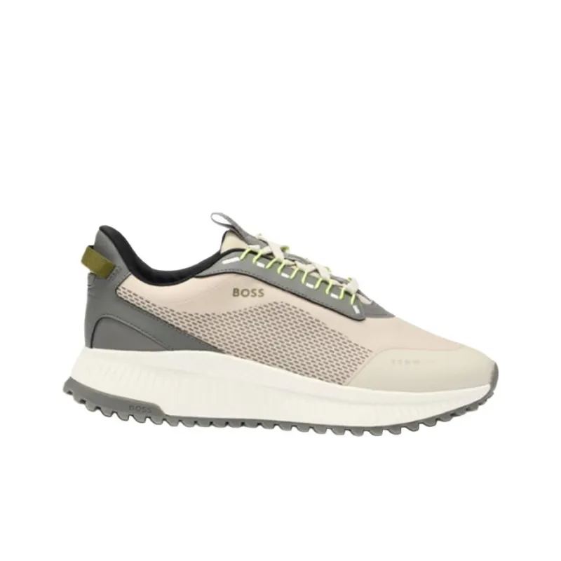 HUGO BOSS Low Top Casual Shoes Men's Beige-1