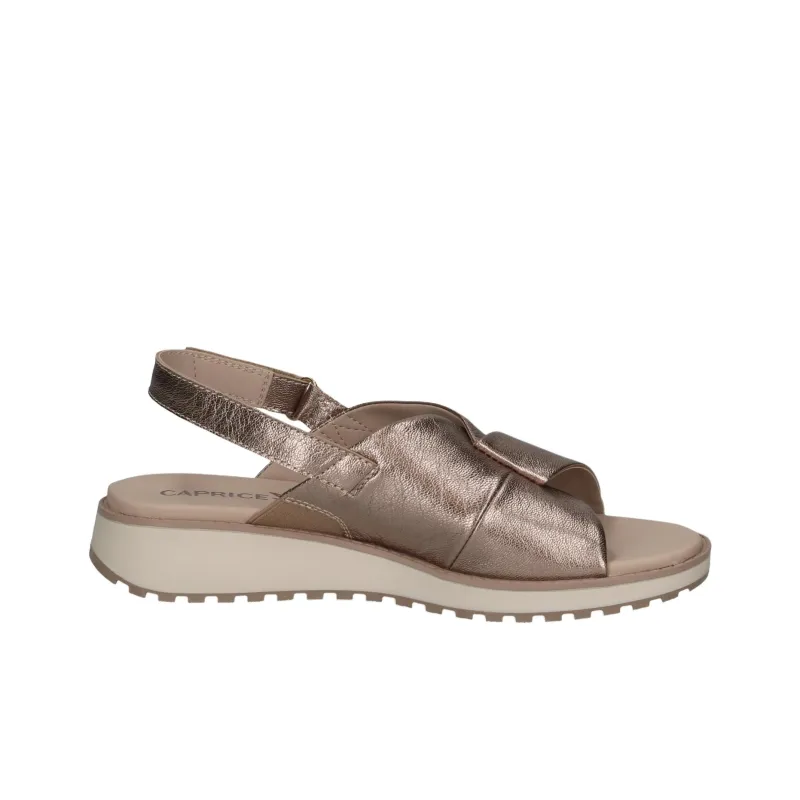 CAPRICE Kandy Strap Sandals 4.5cm Women's Brown-1
