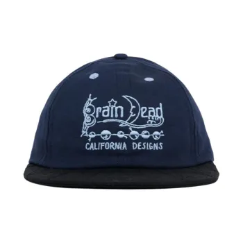Brain Dead 100% Cotton Baseball Caps Men's Blue