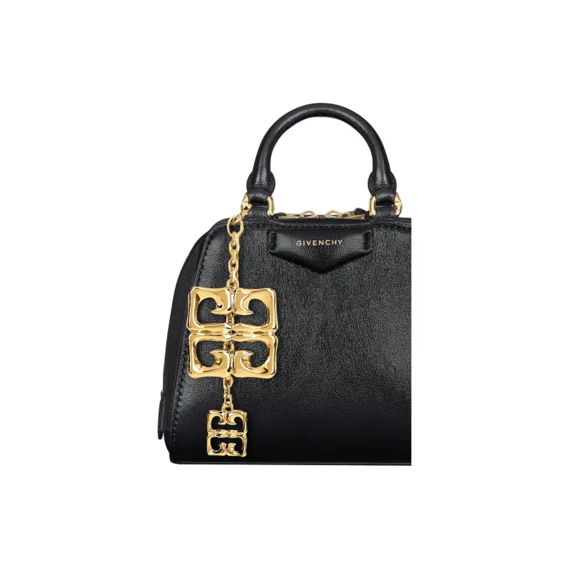 Givenchy Buffalo Leather Shoulder Bag, Crossbody Bag, Handbag Extra Mini Women's Black-4
