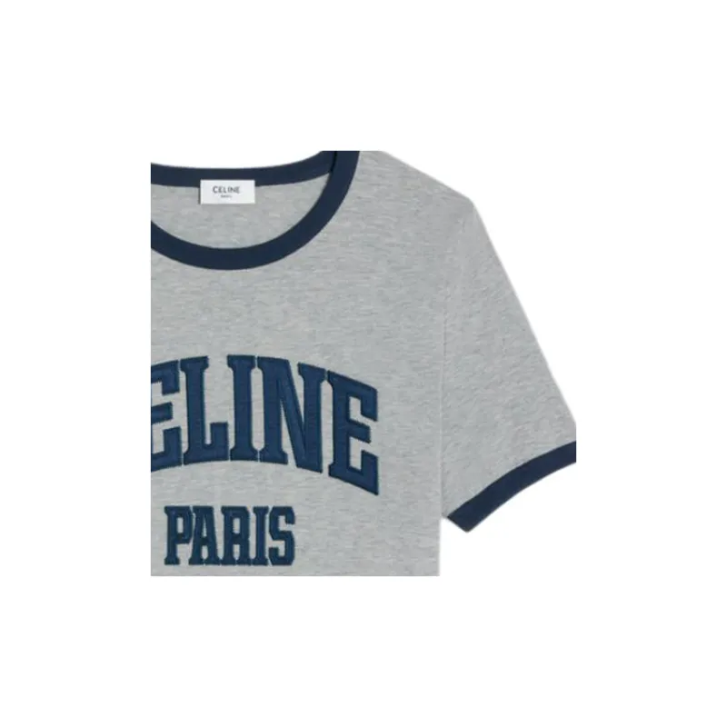 CELINE Paris 70's T shirt In Cotton Jersey-2