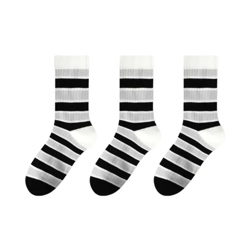 MIIOW Mid Calf Socks Women's Combo Set-9