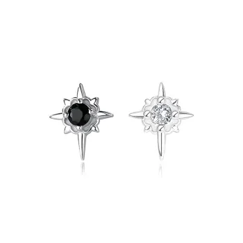 LUCA Zircon Stud Earrings Unisex