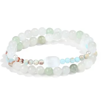 PUTUOSHANWENCHUANG Tianshan Jade Bracelets Unisex