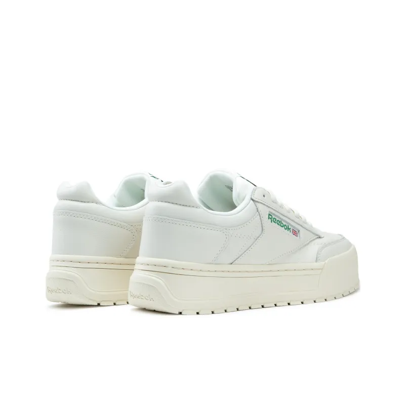 Reebok CLUB C MEGACOURT Anti Slip And Wear Resistant Height Increasing Low Top Skateboard Shoes Unisex White-2