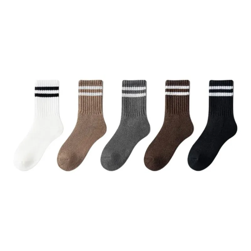 MIIOW Mid Calf Socks Unisex Combo Set-32