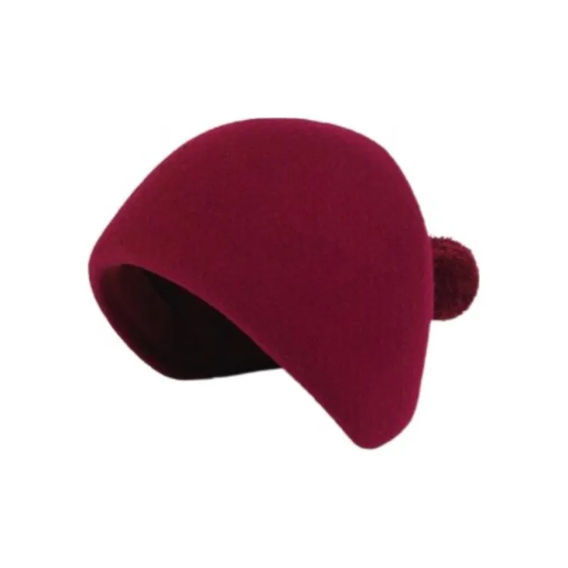 GUCCI Felt Beanies Kids' Burgundy-0