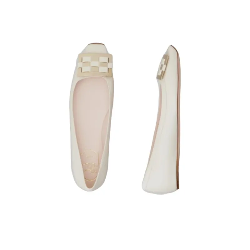 Roger Vivier Trompette Casual Single Shoes Women's Cream-4