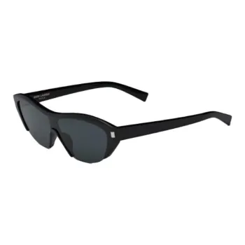 SAINT LAURENT Irregular Shape Sunglasses Unisex Black
