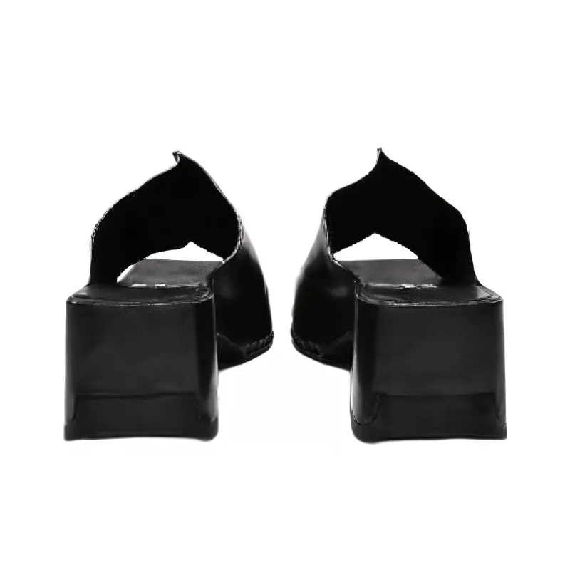 MIISTA Slide Slippers Women's Black-3
