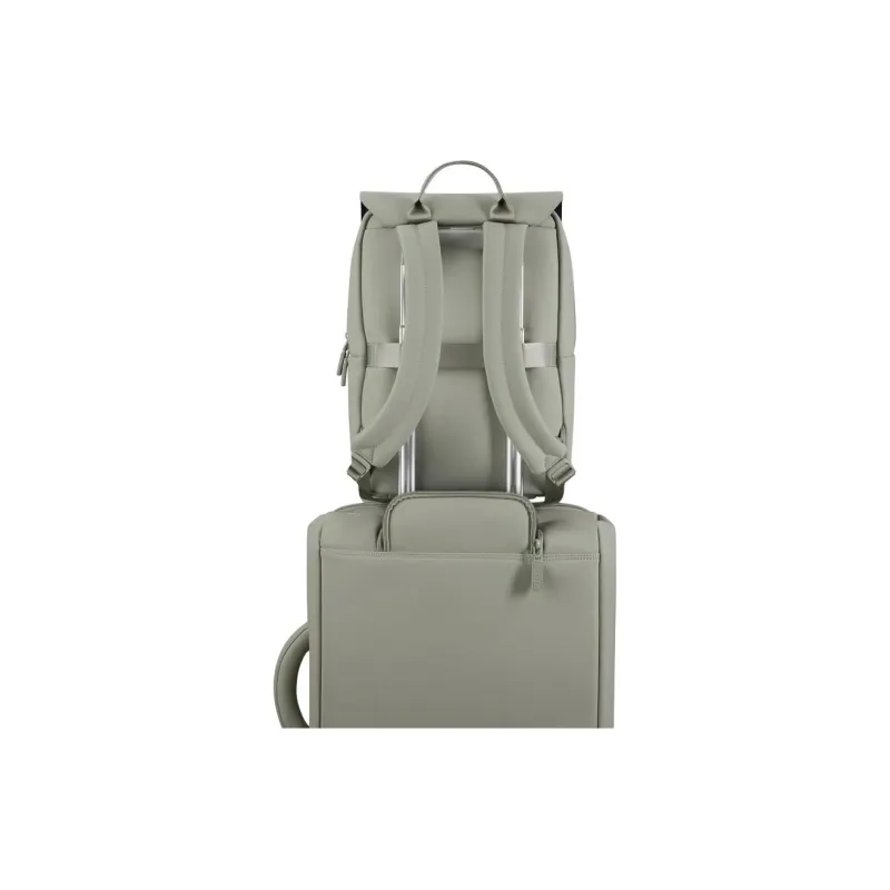 SAMSONITE Lipault Square Polyester Backpack Women's Green-4