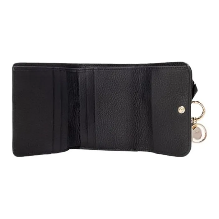 Chloe Chloé Bags Cow Leather Wallet Women's Black-1