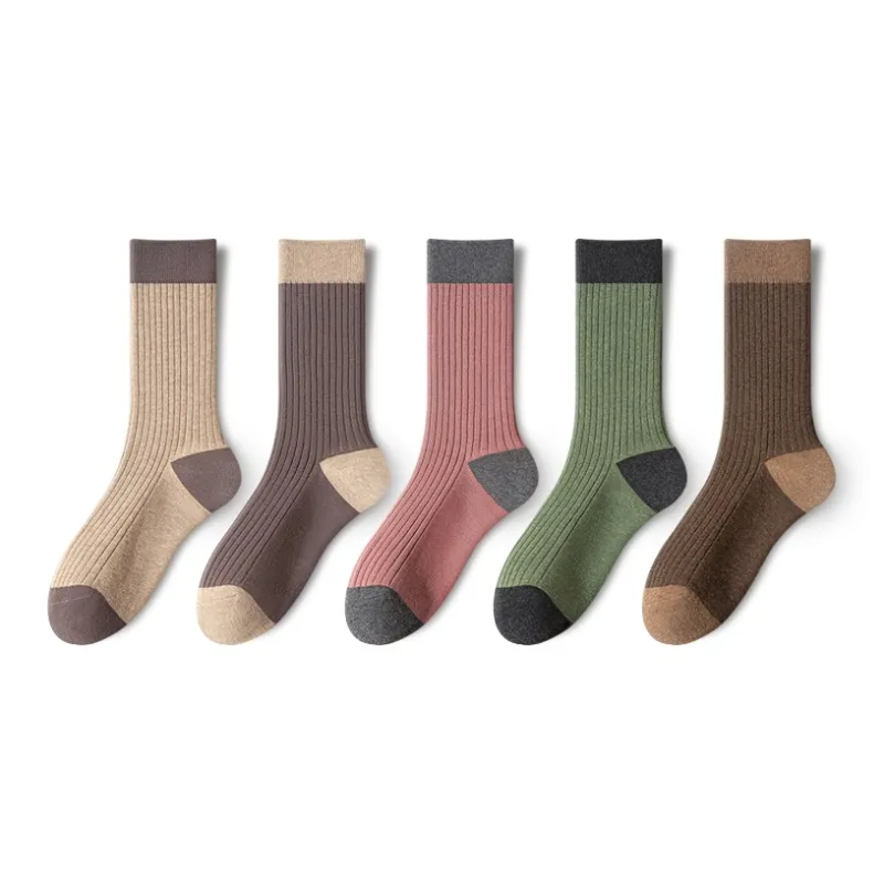 YINSHILIANGPIN Mid Calf Socks Women's 5 Pack-10
