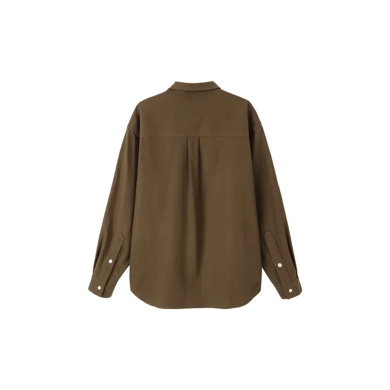 LR MADE Tencel Cotton Blend Long-Sleeved Shirt Unisex-5