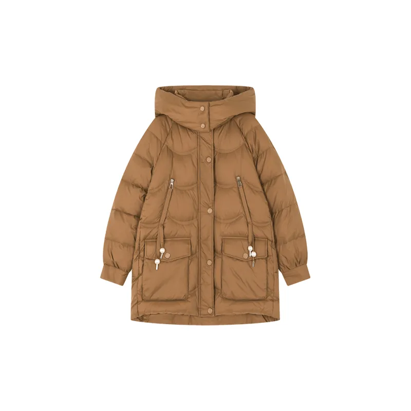 Mo Han Yi Mei Down Jacket Women's Khaki-0
