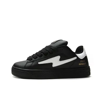 STUR YSN Wear resistant And Lightweight Low Top Skateboard Shoes Unisex Black