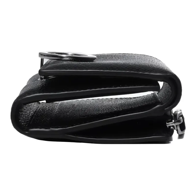BVLGARI Bulgari Clip Calfskin Wallet Women's Black-1
