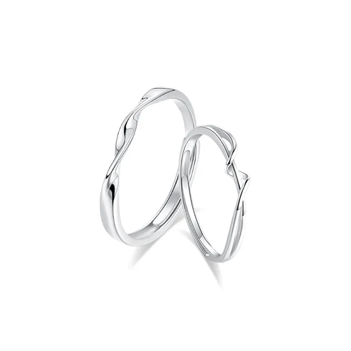 LUCA Sterling Silver Rings Unisex-0