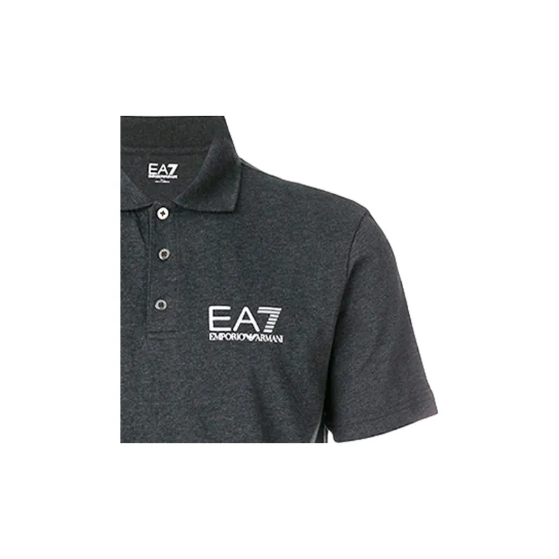 EMPORIO ARMANI EA7 Polo Shirt Men's Dark Gray-5