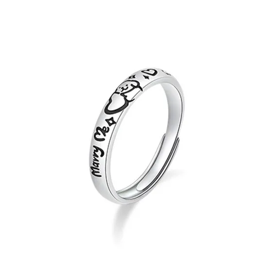 LuluCanaan 999 Fine Silver Rings Unisex-3