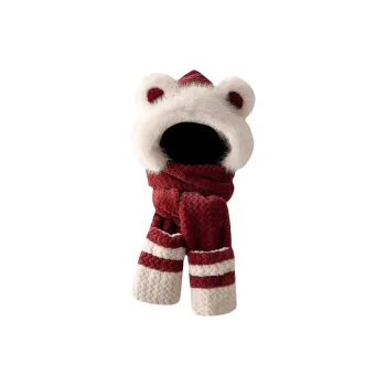 YUZHAOLIN Faux Rabbit Fur Hoods & Plush Hats Women's