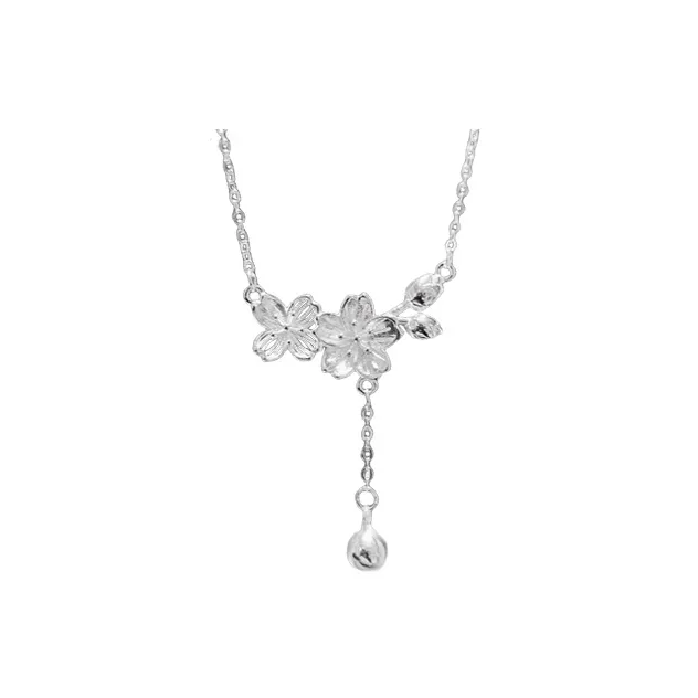 CUTE DAME S990 Sterling Silver Necklaces Women's Silver-0