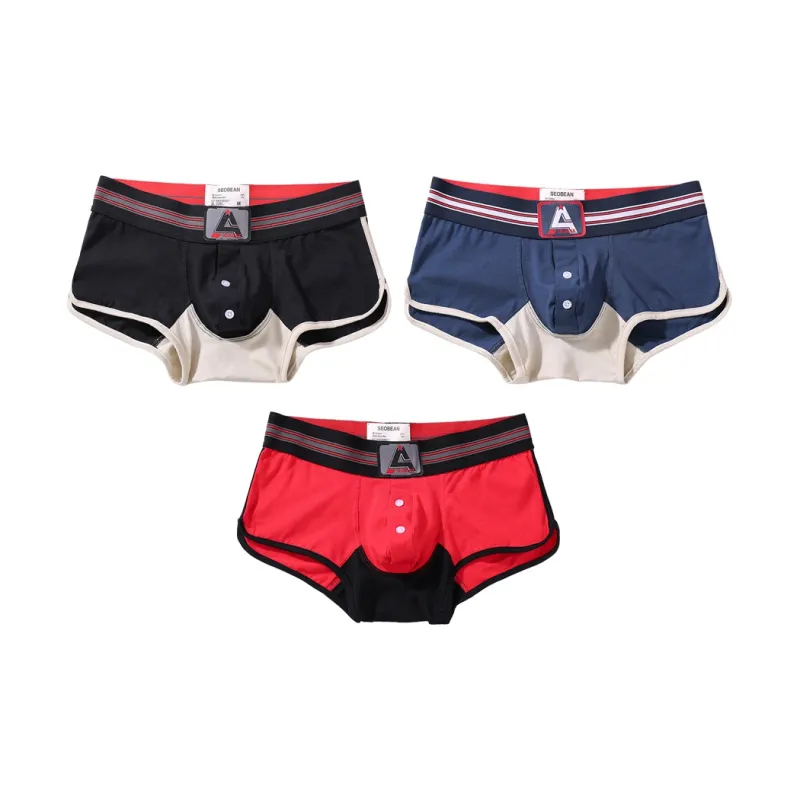 SEOBEAN Underpants Men's 3 Pack-10