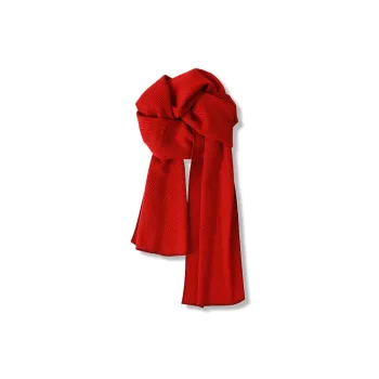 PISHUSHU Polyester Knit Scarves Men's