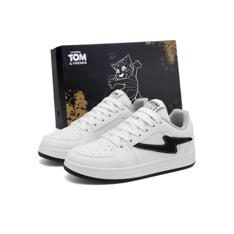TALKING TOM Thermal Coverage Abrasion Resistant Slip Resistant Low Top Skateboard Shoes Unisex-7