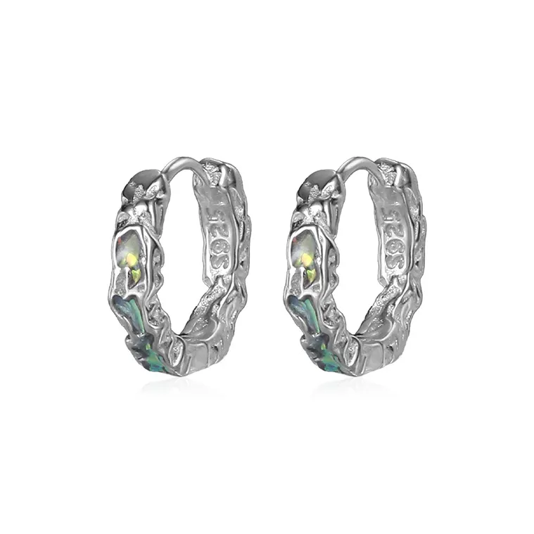 Lang Wind S925 Silver Earrings Unisex-8