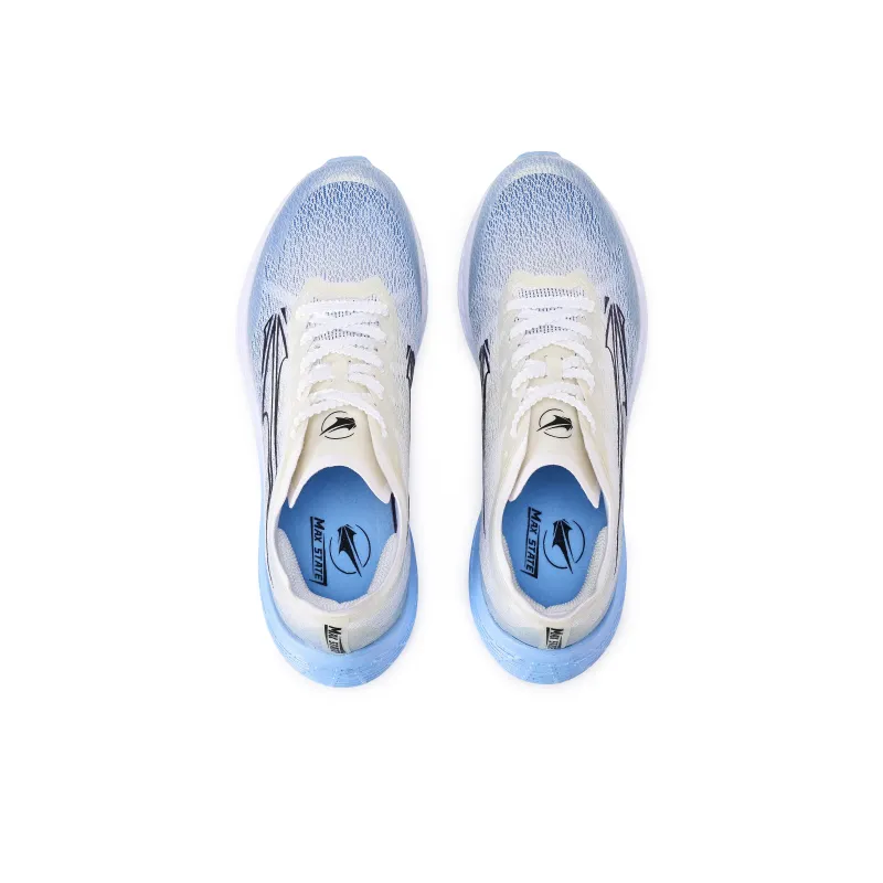 XINGHUOLI Cushioning Anti Slip And Wear Resistant Low Top Full Length Carbon Plate Running Shoes Unisex Celestial Blue-4