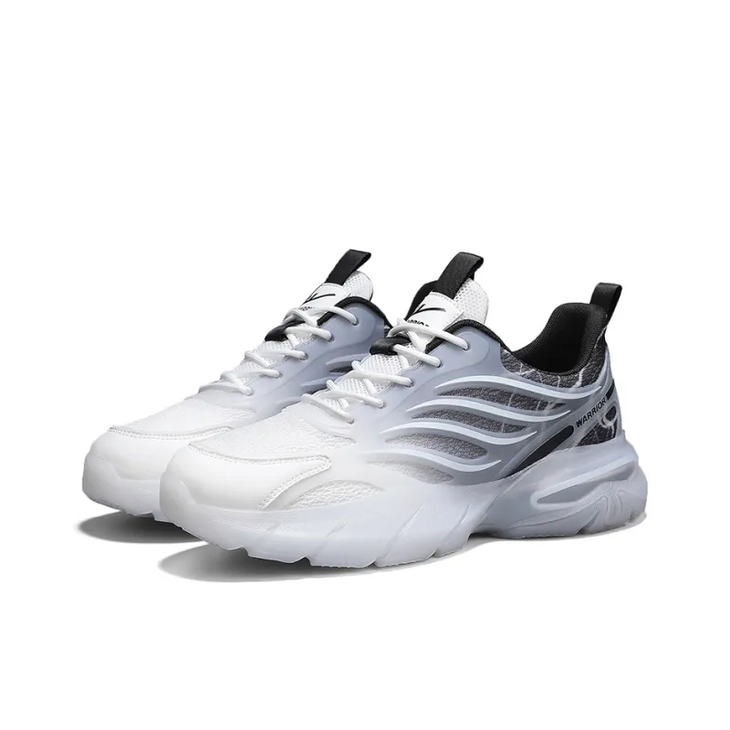 Warrior Cushioned Height Increase Wear Resistant Breathable Low Top Chunky Sneakers Men's-2