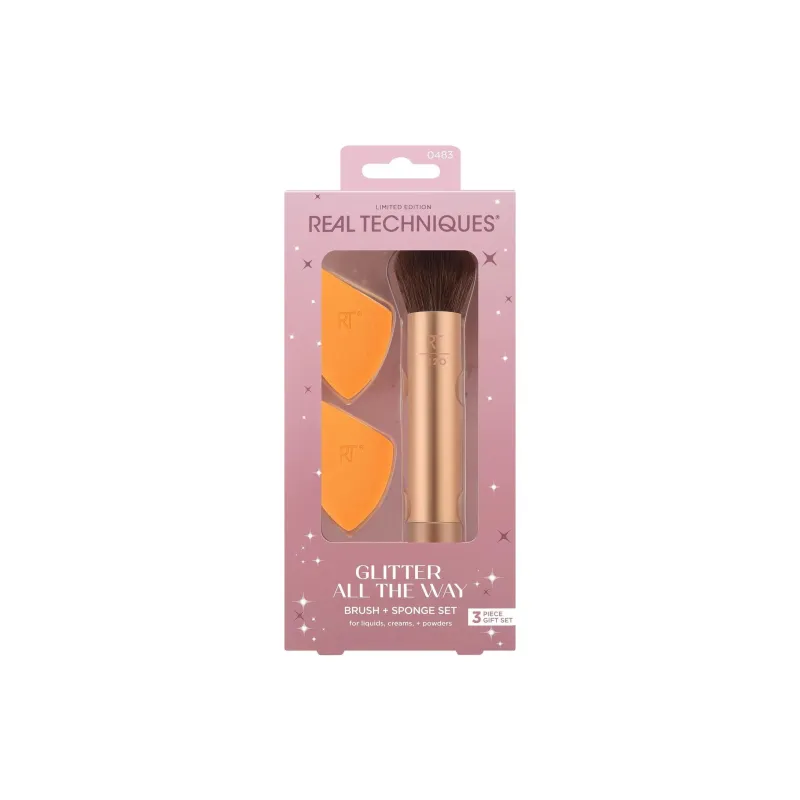 Real Techniques Glitter All-Effect Brush Sponge Make-up Tools-0