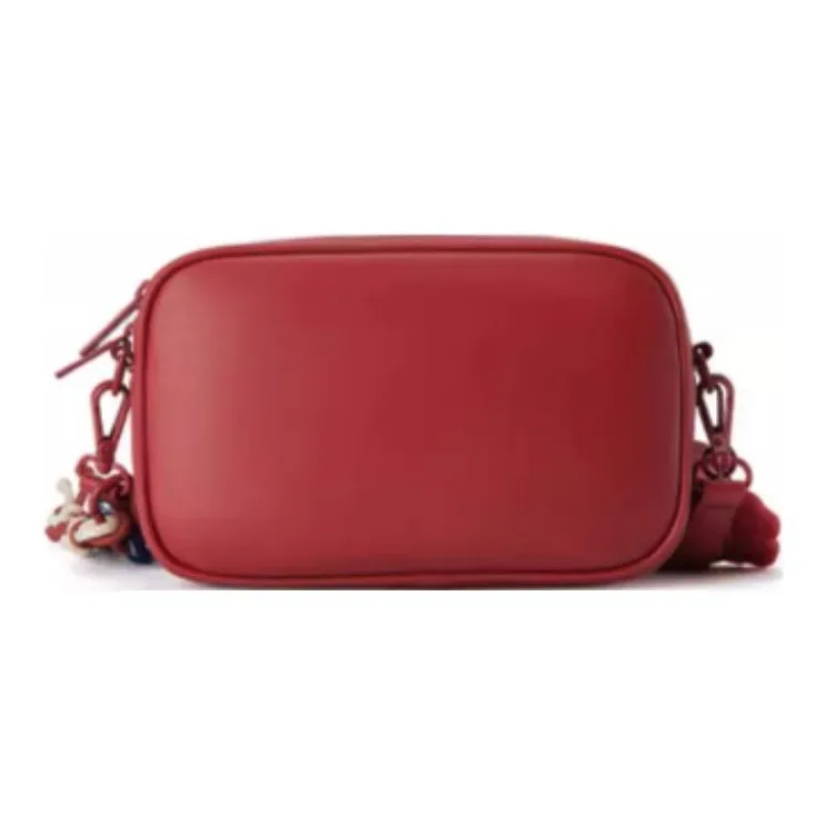 FILA FUSION FILA FUSION CLASSICS Artificial Leather Camera Bags Shoulder Bags Mini Unisex Deep Rouge-3
