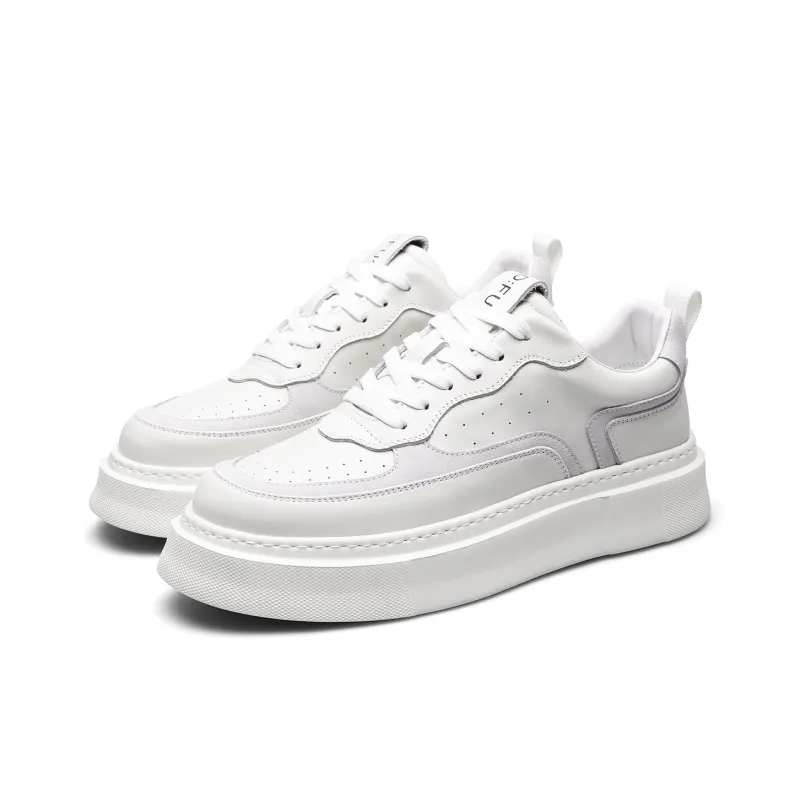 D FUSE SCANDINAVIA Low Top Skateboard Shoes Men's White-2
