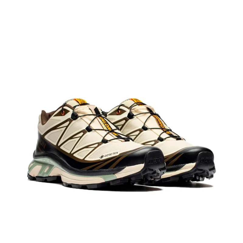 SALOMON XT 6 Gore Tex Sneakersnstuff Almond Milk Seagrass-2