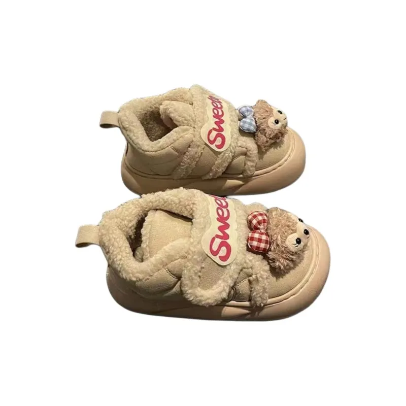 ALPLUME Home Slippers Brown Pink-7