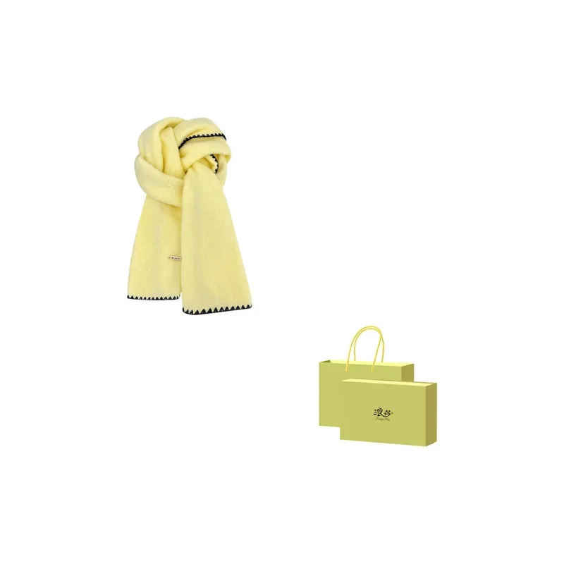 Lanza Knit Scarves Unisex-15