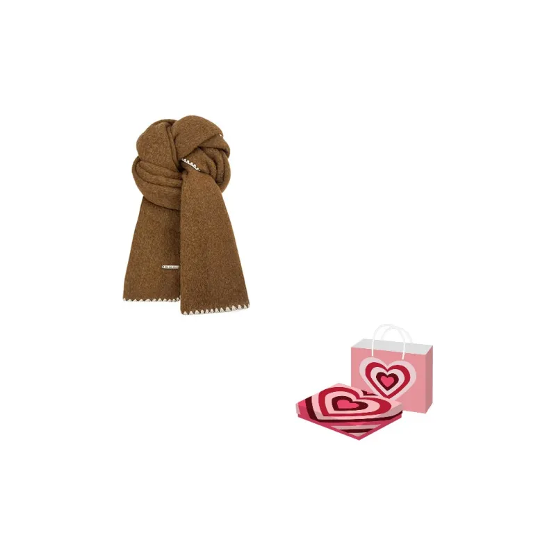 Lanza Knit Scarves Unisex-22