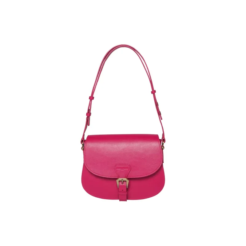 INES DE LA FRESSANGE Cow Leather Crossbody Bag, Shoulder Bag Women's Pink-0
