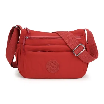 SUN ERATH&U Oxford Crossbody Bag Women's Hibiscus/Vanilla Cream/Cotton Cream/Polar White/Black