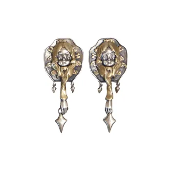 QUANDO S925 Silver Earrings Unisex