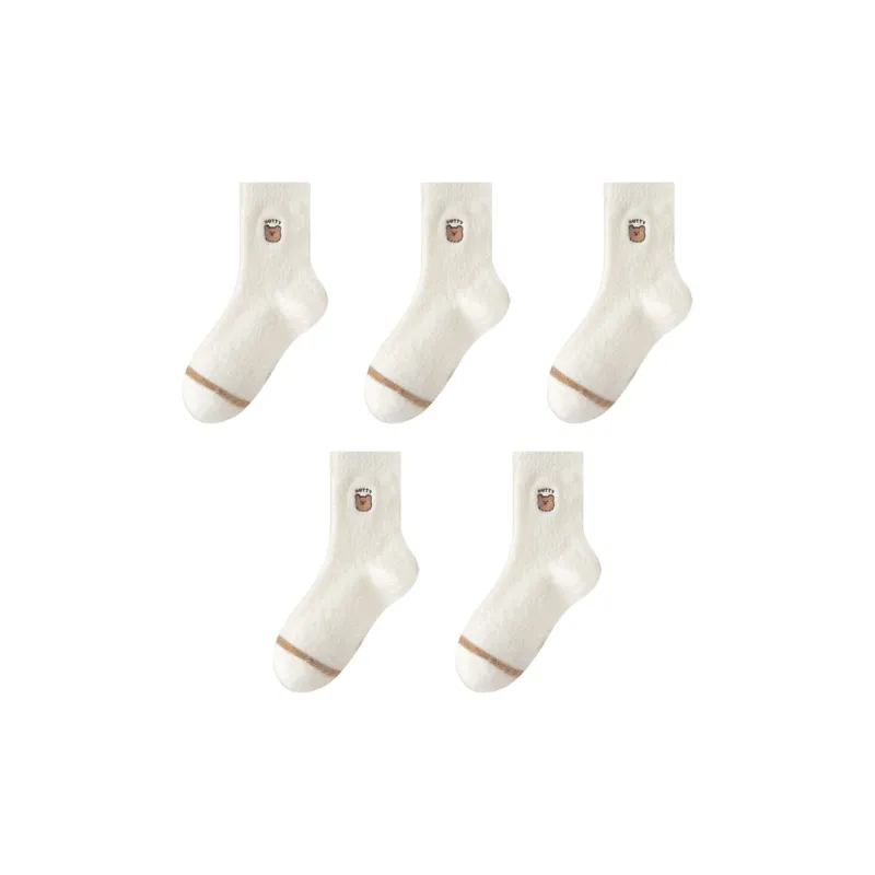 MIIOW Trend Party Series Mid Calf Socks Women's 5 Pack-10