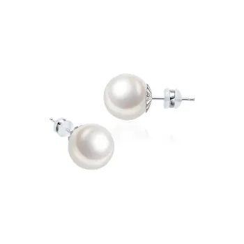 FR Freshwater Pearl Stud Earrings Women's
