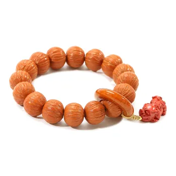 LIBALU Monkey Head Walnut Bracelets Unisex