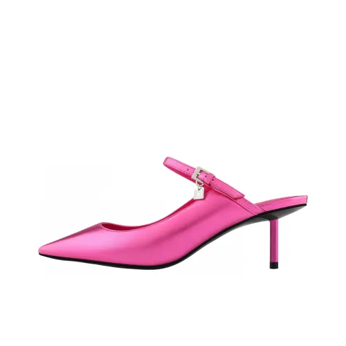 STELLA LUNA Closed Toe Slippers 6.5cm Women's Pink