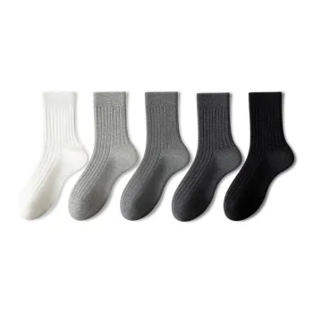 YINSHILIANGPIN Mid Calf Socks Men's 5 Pack