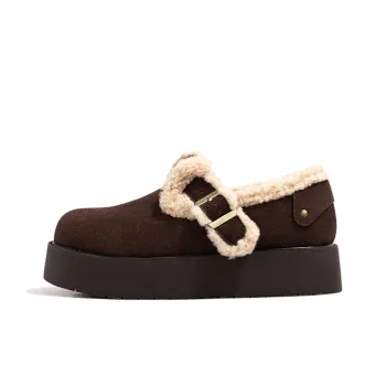 Old Meow Casual Single Shoes 4cm Women's Chestnut