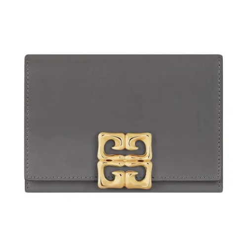 GIVENCHY Calfskin Wallet Men's Charcoal Gray